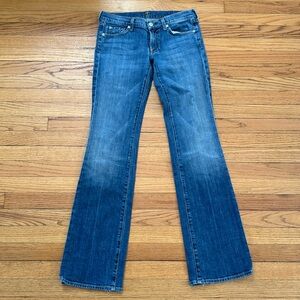 7 for all mankind blue jeans size 28